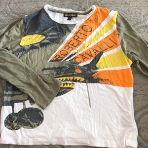 Boys roberto cavalli t shirt long sleeve size 6